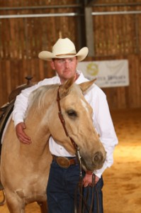 Michael and his mare Smart Rebel Girl